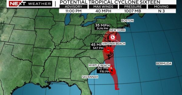 Potential Tropical Storm Ophelia Threatens Heavy Rainfall in Massachusetts